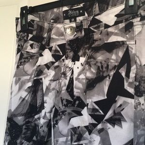 Abbey Dawn By Avril Lavigne Stretchy Jeans b&w